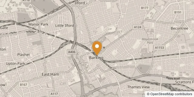 Map of Barking