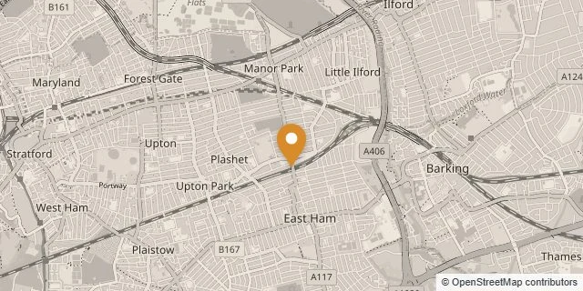 Map of East Ham