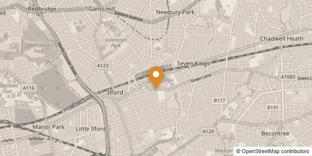 Map of Ilford
