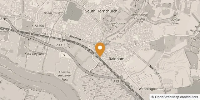 Map of Rainham