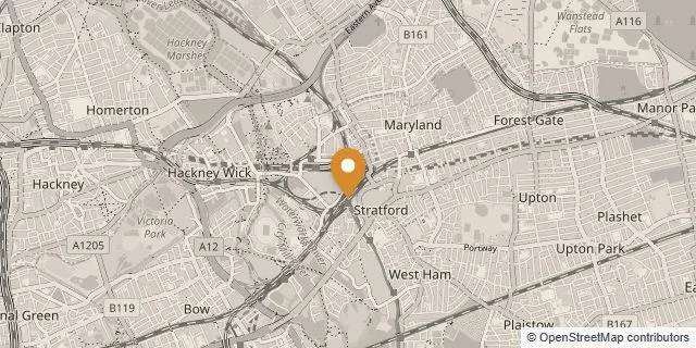 Map of Stratford