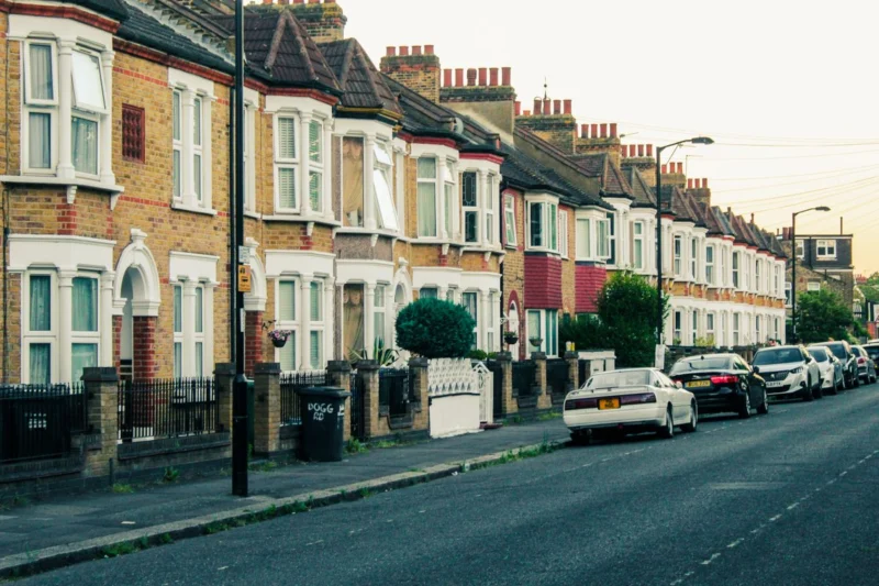 Should all the blinds in your house match? A street of Victorian terraced houses in London